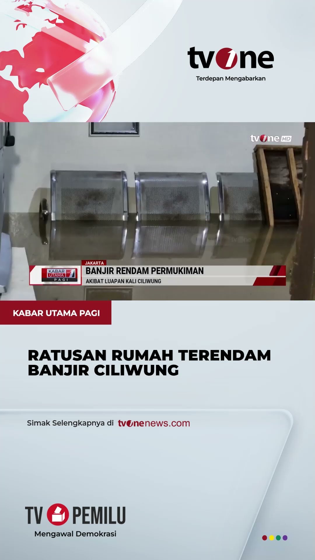 Kali Ciliwung Meluap, Permukiman Warga Terendam Banjir | tvOne