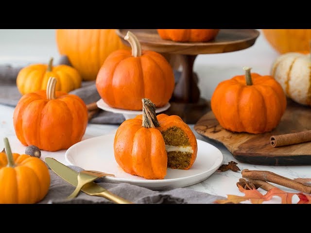 How to Make Pumpkin Cakes, on YouTube