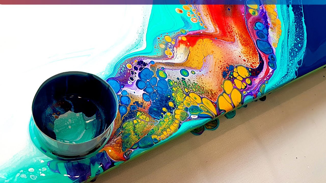 Paint and WATER Only 😲 Dutch Pour + Swipe?? MUST SEE Acrylic Pouring  Technique 