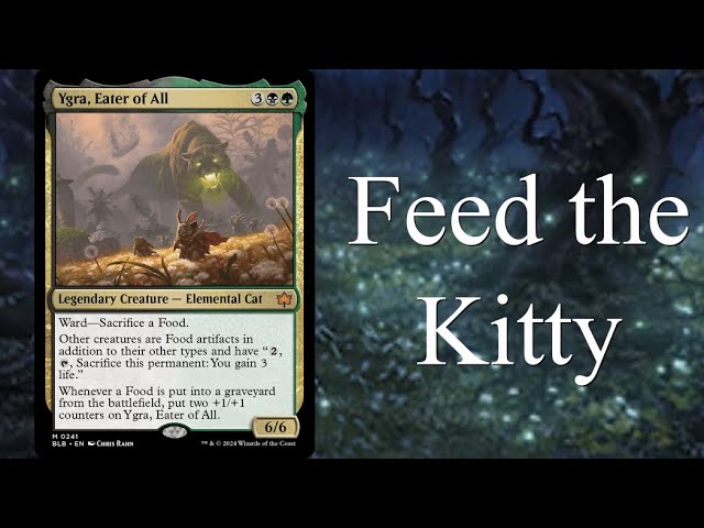 mtg ygra commander deck MTG Commander Deck EDH Deck Commander Ygra, Eater of All 100 Magic Cards  Custom Deck Bloomburrow Food