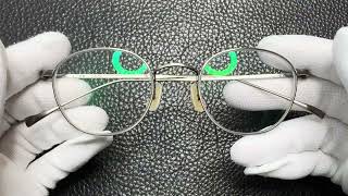 カネコガンキョウ 金子眼鏡 VINTAGE KV-78L ATS - YouTube