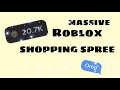 MASSIVE ROBLOX SHOPPING SPREE ( I bought korblox!)