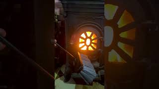Аксессуары для печь-камин. Совок, щетка, кочерга, дровница