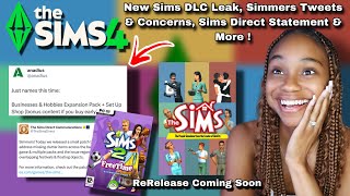 🚨 New DLC Leak, Sims Team Confirms 1 & 2 Rerelease Coming Soon ! Sims Direct Statement & More !