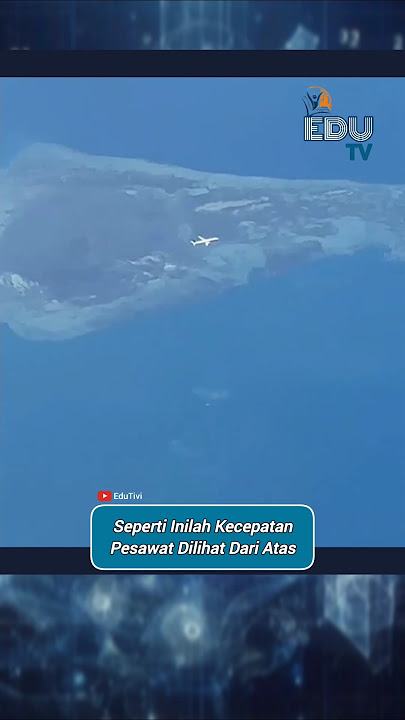 Aircraft Speed ​​Seen From Above