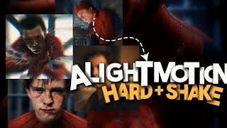 How to make an aggressive shake | alight motion tutorial | Spider man edit tutorial