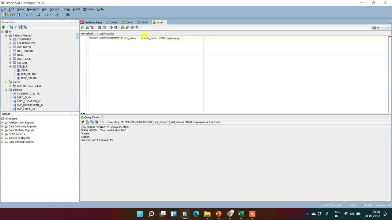 SQL CONCATENATE function | CONCAT() function in SQL | Joining strings ...