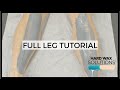 Full Leg Waxing Tutorial w/ Hard Wax