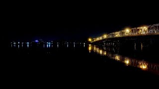 Indahnya jembatan tol landak pada malam hari || jembatan pontianak