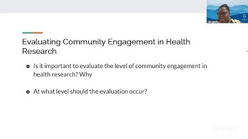 SIHI Talks: Community Engagement in Health Research