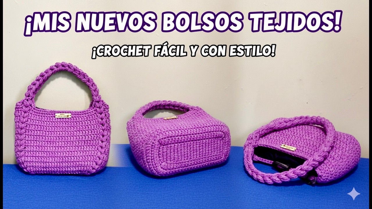 PASO A PASO PARA  TEJER CARTERA A CROCHET
