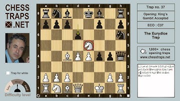 Kings Gambit Accepted - The Eurydice Trap (trap no. 37)
