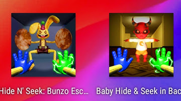 Hide N Seek Bunzo Escape,Baby Hide & Seek In Backroom Android Gameplay