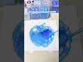 ASMR Pixel Art: Epic Blue Apple Shading 🎨 | Satisfying Perler Beads Process & Smooth Melt ✨