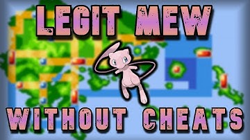 How to get Mew in Pokemon Emerald WITHOUT CHEATS!