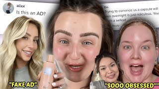 Tik Tok Beauty Influencers are MESSY...(undisclosed ads, fake reviews)