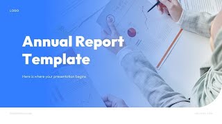Annual Report Template for PPT and Google Slides screenshot 4