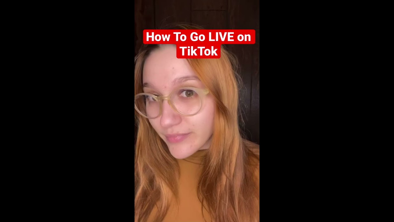 How To Go Live On TikTok Shorts