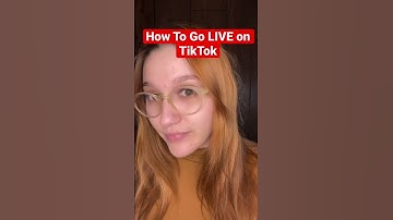How To Go Live on TikTok #shorts