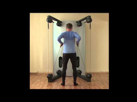 Rowing Squats Kinesis