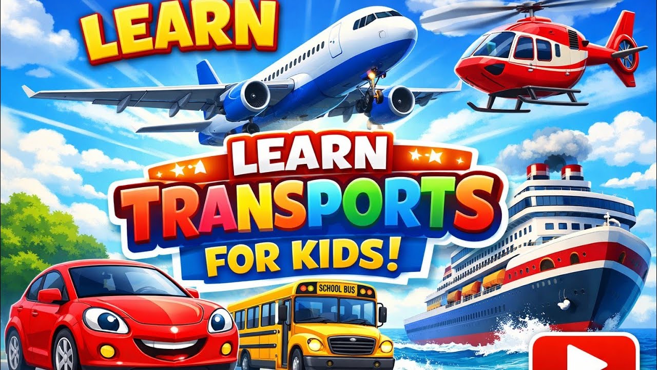 Modes of Transport for Kids 🚗✈️🚢 | Vehicle Phonics and Sounds | Learn Vehicles for Toddlers 
