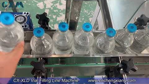 CX-XLD Vial Filling Line Machine 丨250ml Vial Filling Stoppering Capping Machine