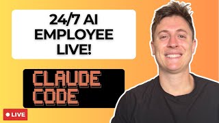 Building apps LIVE with my 24/7 AI employee Clawdbot
