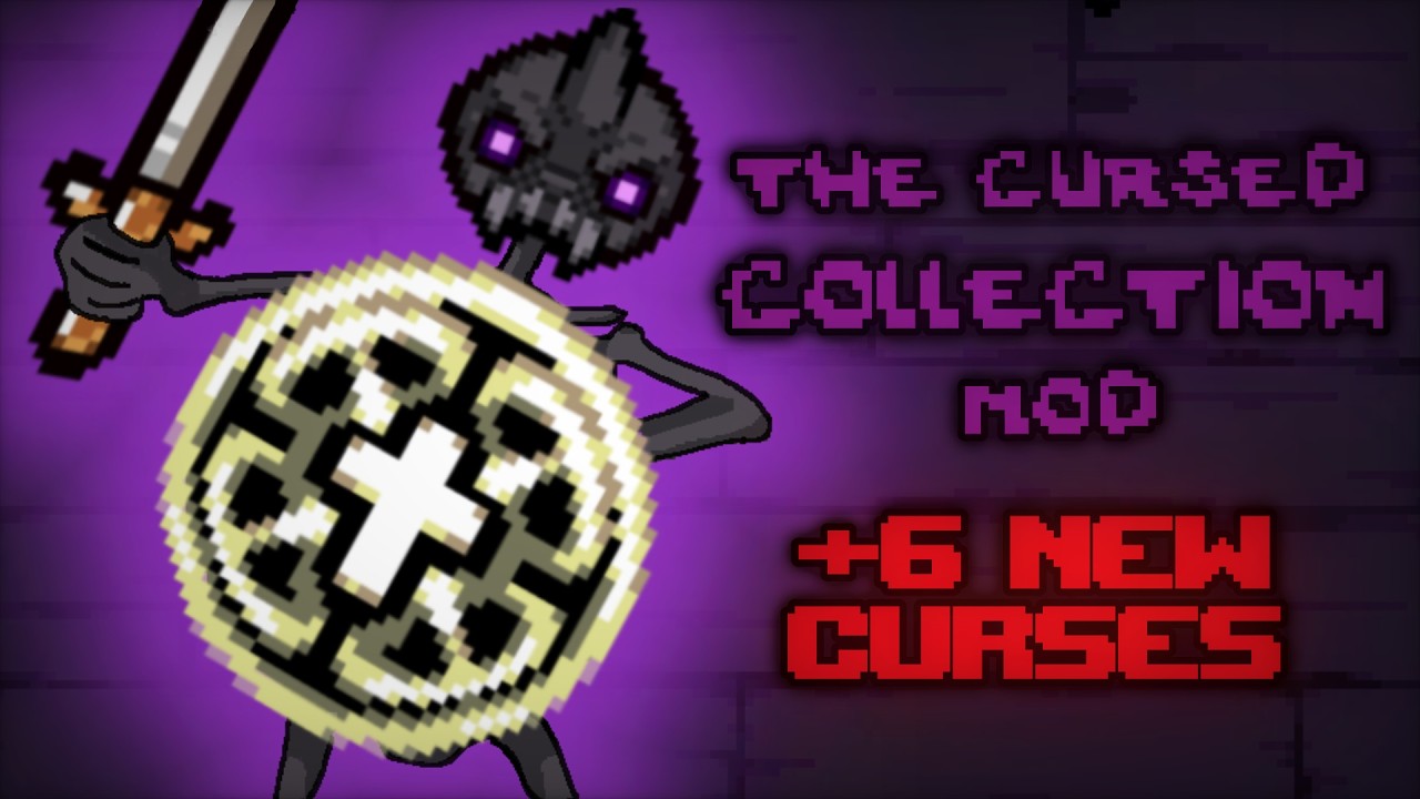 This MOD Added NEW Curses to The Binding of Isaac Repentance!!