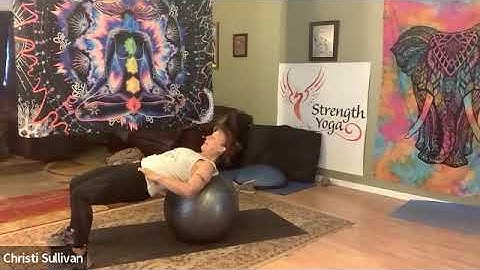 Swiss Ball Hip Thrust