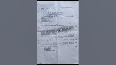 MCA 1st Semester Questionpaper 2024  (Database engineering) ll#exam #softwareengineer #mca #ytshorts