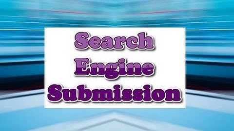 Search Engine Submission Website Submitter