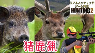 【ゲーム実況】大物猟の才能が開花！？猪・鹿狩りにチャレンジ。現役ハンターの動物全種ハントシリーズ♯4 Hunting Simulator2 PS4 screenshot 2