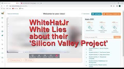 WhiteHat Jr : The Truth About The Whole Silicon Valley! 🚨