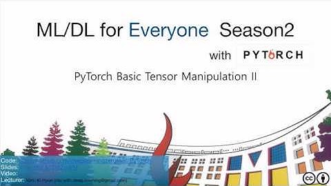 [PyTorch] Lab-01-2 Tensor Manipulation 2