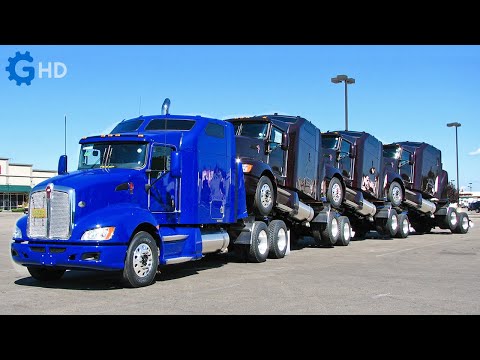 This is how Kenworth trucks are made ▶ Amazing truck production line Man, peterbilt and Renault