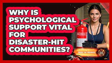Why Is Psychological Support Vital For Disaster-hit Communities? - Inside the Firehouse