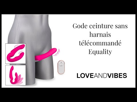 Gode ceinture sans harnais télécommandé Equality - LOVE AND VIBES