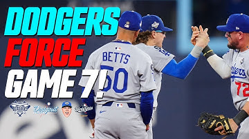 DODGERS FORCE GAME 7 IN WORLD SERIES! DODGERS PLAYERS REACT TO WILD GAME 6 FINISH! 