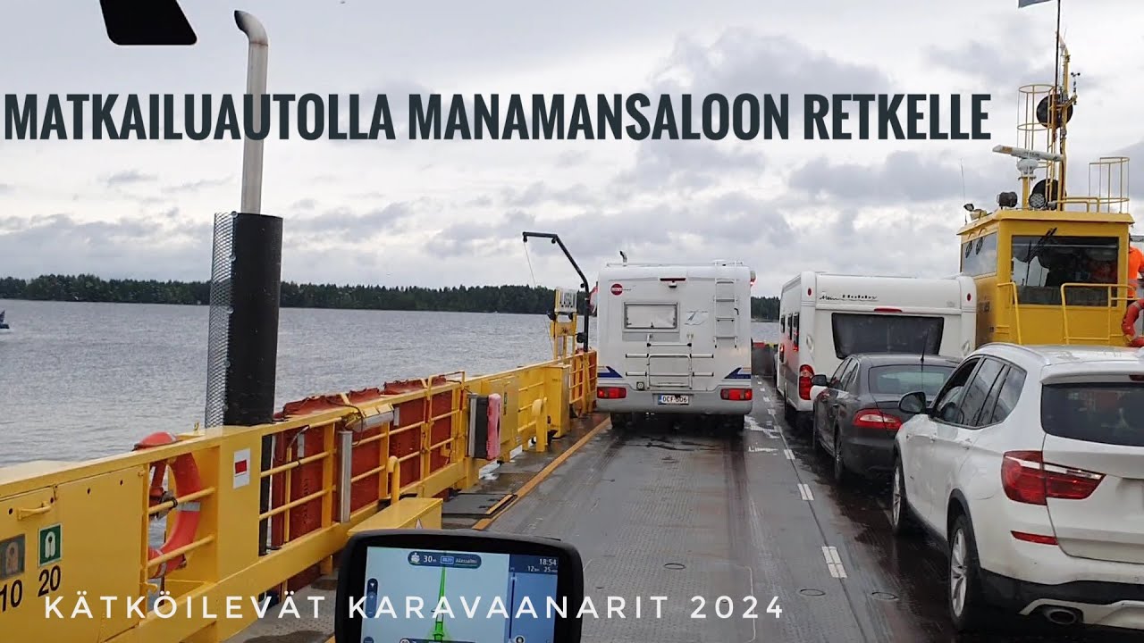 Matkailuauto | Manamansalo | Oulujärvi | Kainuun meri | Geokätköily | Karavaanari