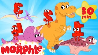 morphles magic numbers 4 dinosaurs abcs and 123s cartoons for kids morphle tv