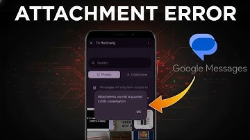 How to Fix Attachments are not supported in this conversation in Google Messages [100% Working]