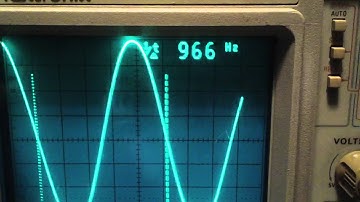 Measuring frequency directly via markers on the Tek 2465A