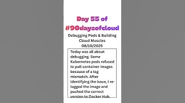 Day 55 of #90daysofcloud (08/11/2025)