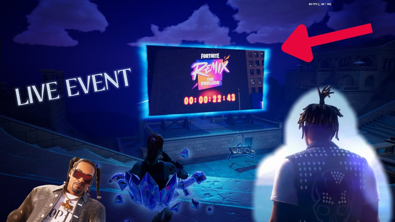 SNOOP DOGG, ICE SPICE AND JUICE WRLD TAKES OVER FORTNITE! REMIX THE ...
