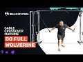 Go full wolverine with the Cable Crossover Attachment by Bells of Steel
