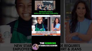 Thousands of Starbucks workers strike over new dress code policy! #Starbucks