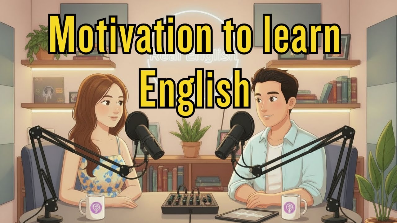 How to Stay MOTIVATED Learning English 🔥 |English Podcast For Easy ...