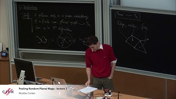 Nicolas Curien : Peeling random planar maps - Lecture 1
