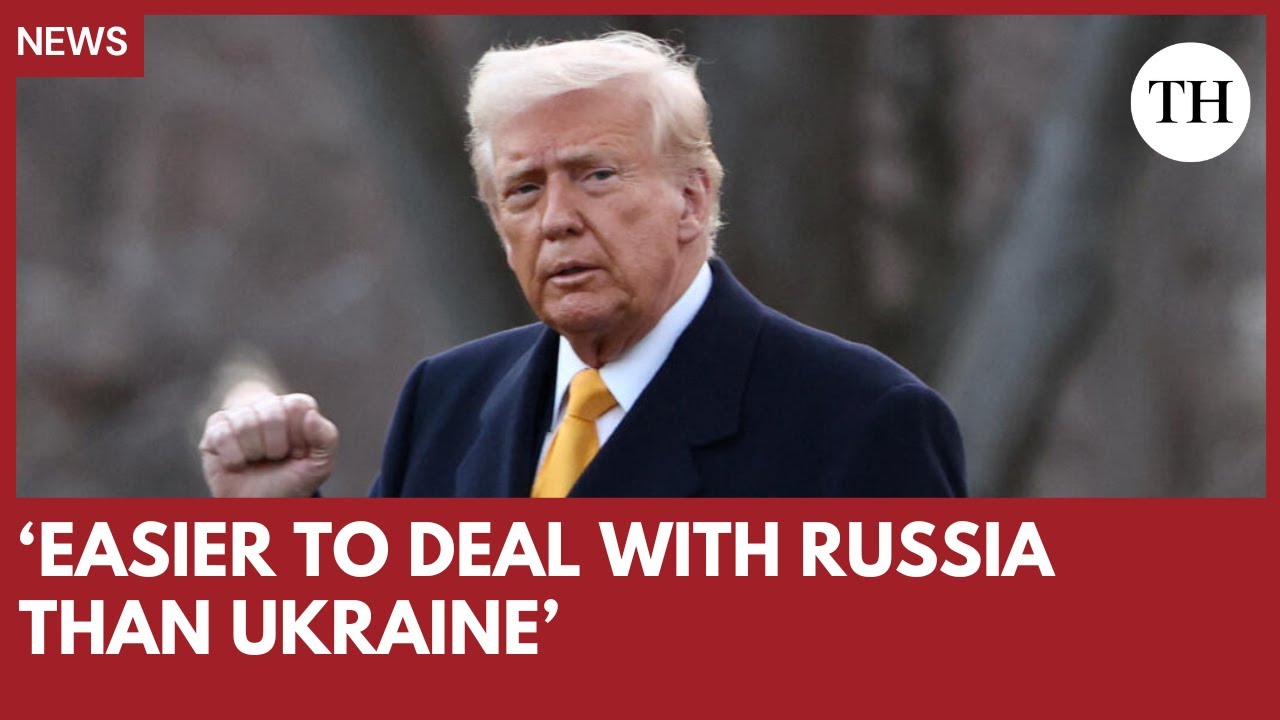 Donald Trump: Finding it easier to deal with Russia than Ukraine over settlement
