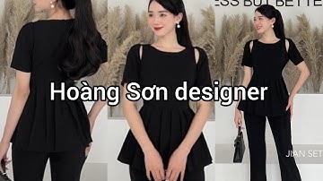 Dạy cắt may: hướng dẫn cách cắt áo cổ tròn bổ mảnh thân xếp ly xòe theo mẫu| Hoàng Sơn designer